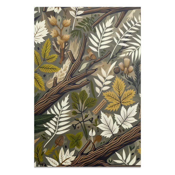 FreakyTeeFactory - Wholesale Art Print - Botanical Forest Illustration Wall Art, Vintage Nature Themed Poster, Rustic Home Decor Canvas Print5