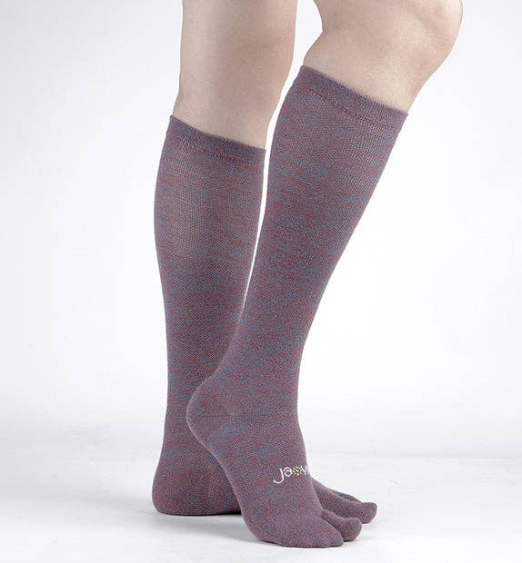 Ja-vie - Vente Chaussettes – femme - Chaussettes de compression à orteil séparé en laine mérinos riche à 76%8