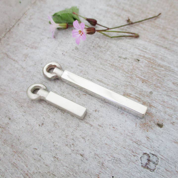 Luxe Design Jewellery - Wholesale Pendant/Charm Necklace - Squared Urn Pendant for Cremation Ashes in Sterling Silver3