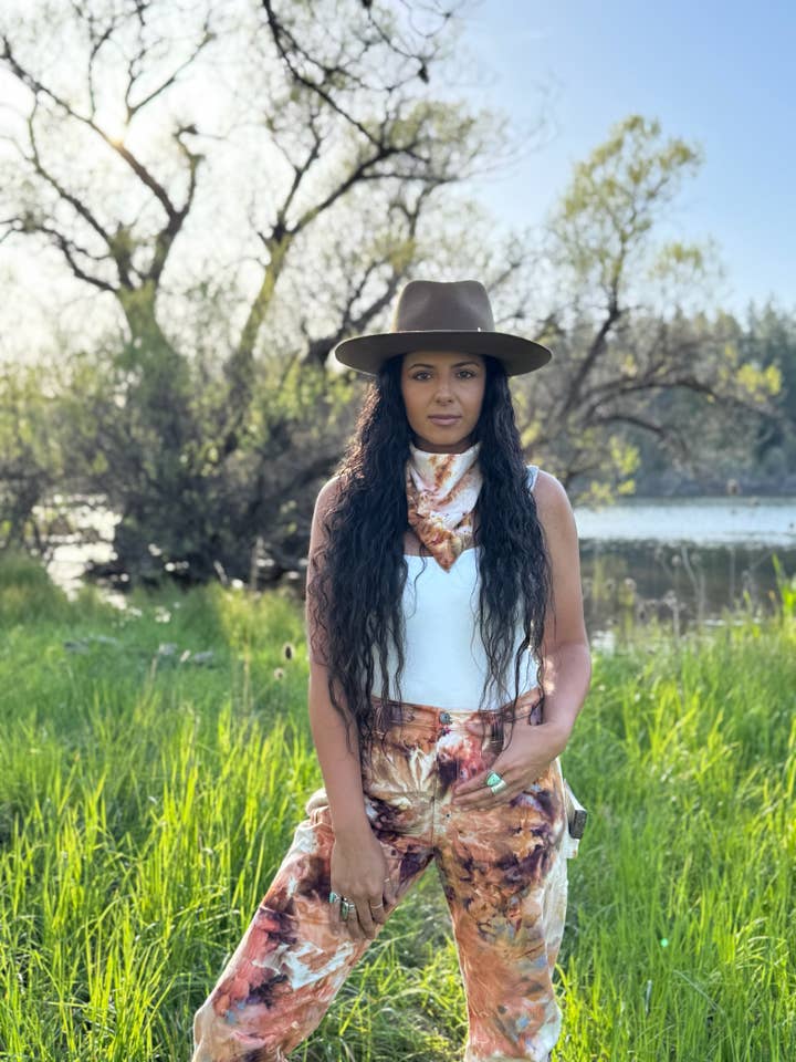 Dickies Painter Pants Western Tie Dye for wholesale by Shanna's Tie Dye