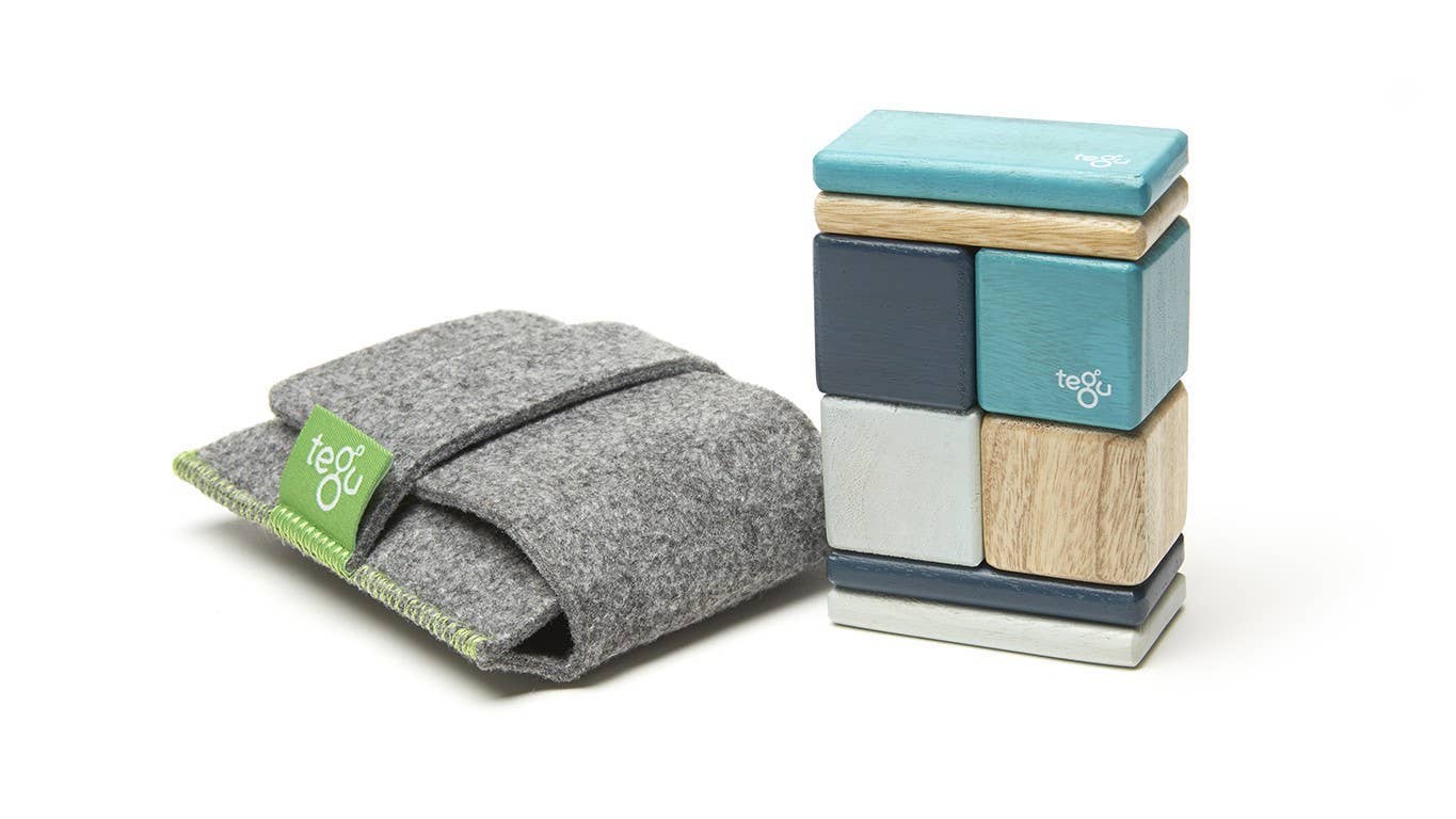 Tegu Europe – wholesale Blocks – Kids & baby – Original Pocket Pouch - Magnetic Wooden Block Set1
