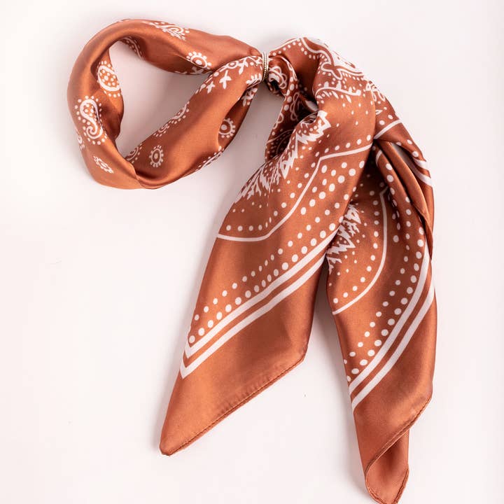 Moxie Maine - Wholesale Bandana – Women's - 6000: Beaded Silver Bandana Slide 9252