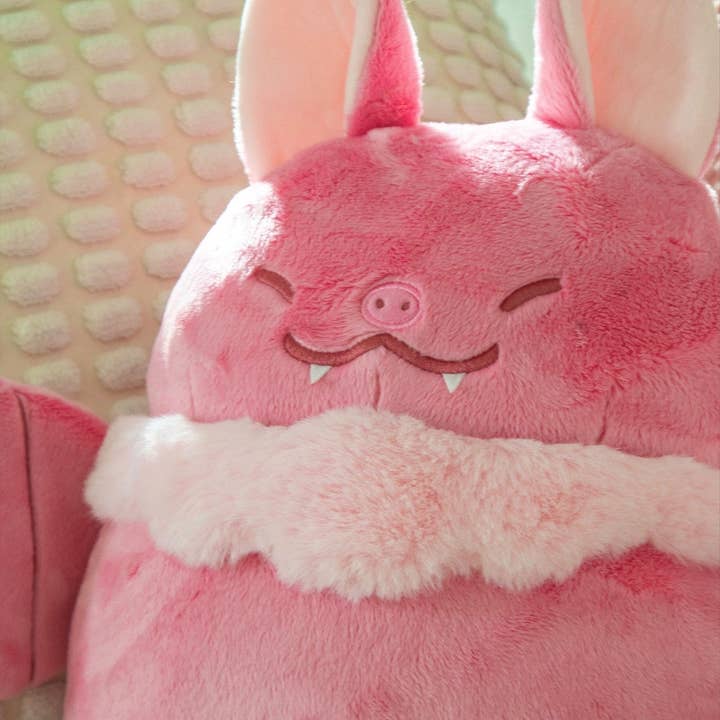 Shopzoki - Wholesale Stuffed/Plush Toy - Kids & Baby - Strawberry Bat Heatable Plush1