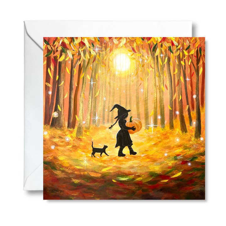 Little Pumpkin Art Card for wholesale by Dream Capture Artwork