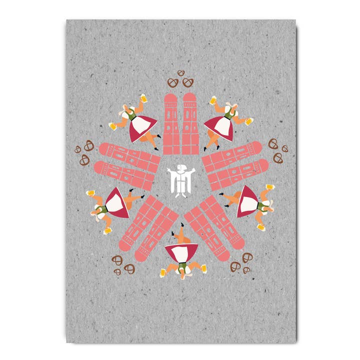 Fritzante - Wholesale Postcard - Munich kaleidoscope