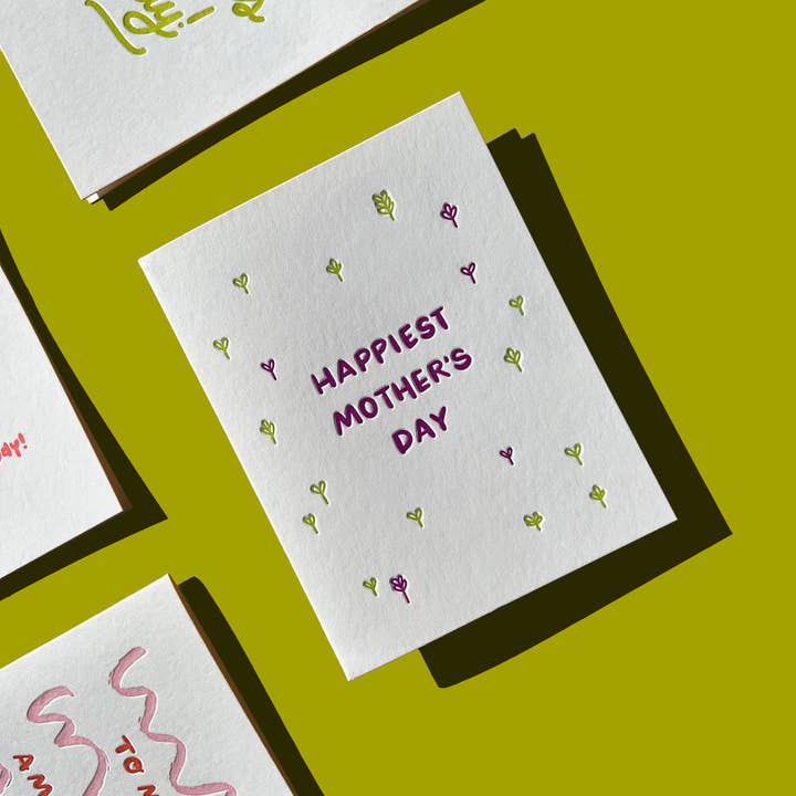 Tarjeta del Día de la Madre más feliz para venta al por mayor de INK MEETS PAPER