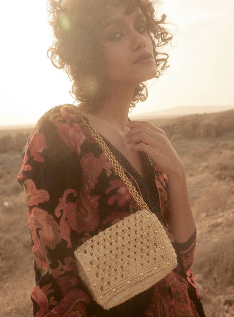 Sanabay - Wholesale Messenger Bag - Women's - Mini Nina Mini raffia bag2