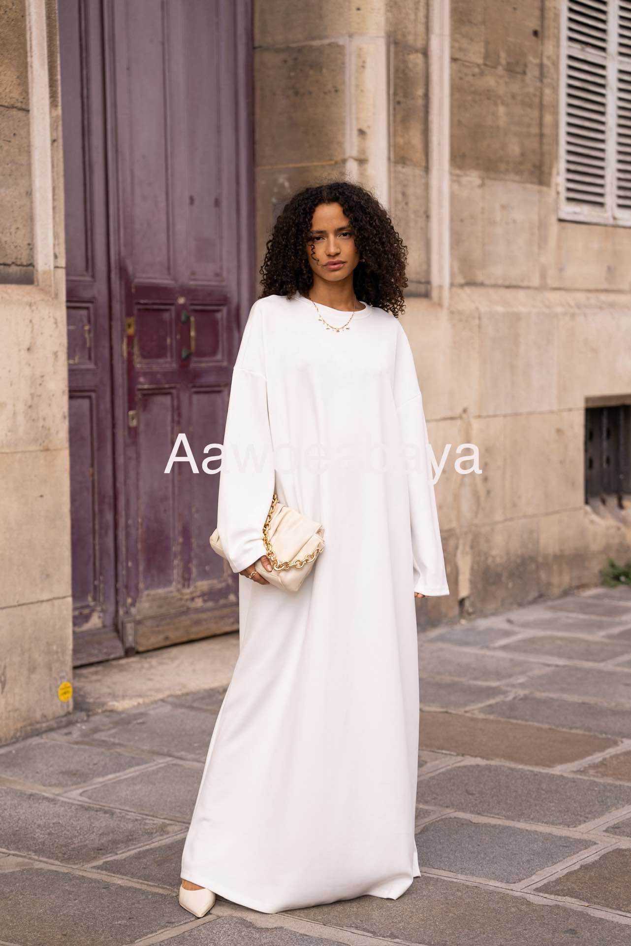 Aawoe Abaya – wholesale Hijab – Women’s – Elegant Abaya Dress With Long Sleeves - 2442-ROB4