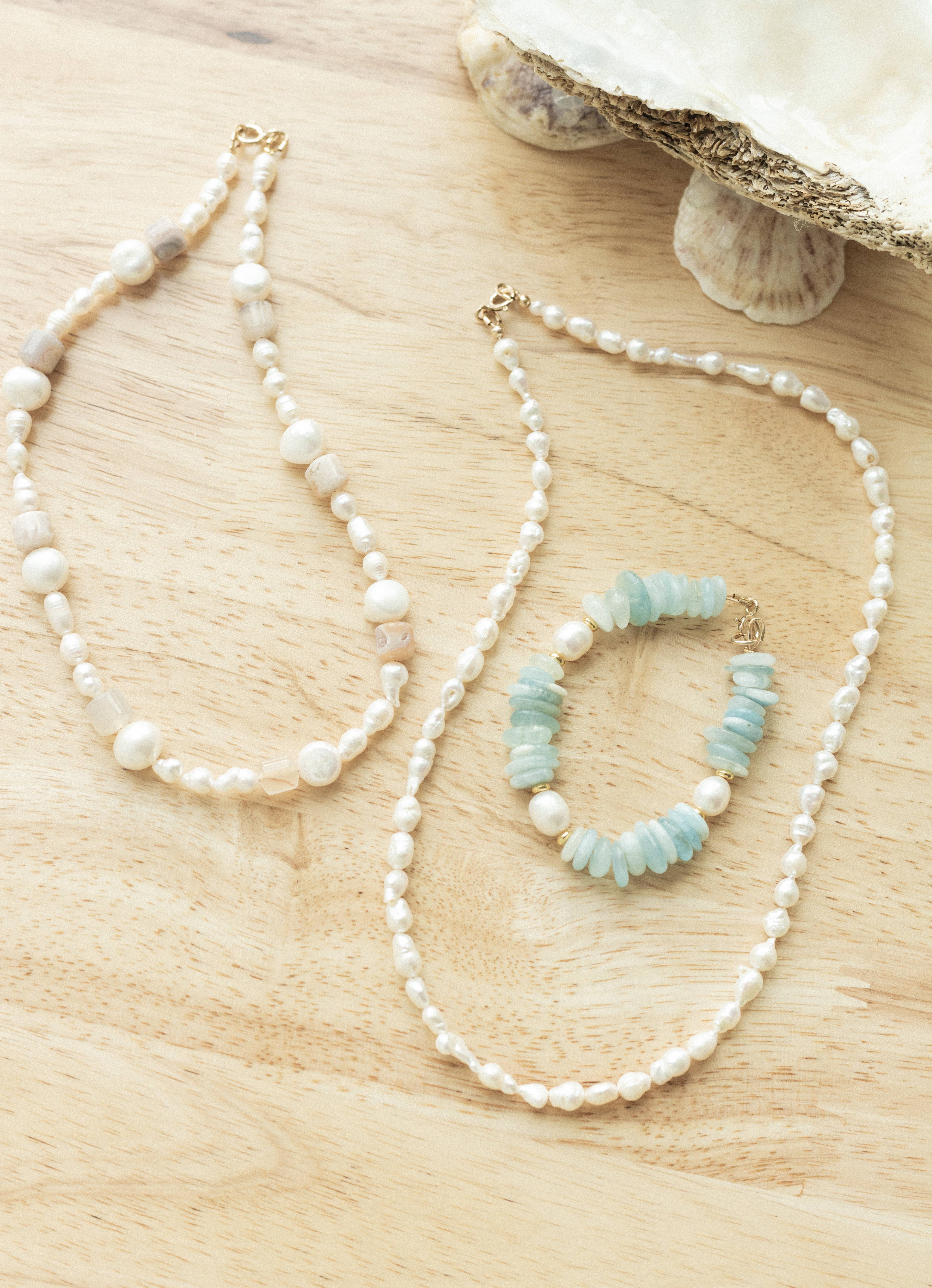 Land of Palms - Venta al por mayor Collares de cuentas/perlas - Collar Perla3