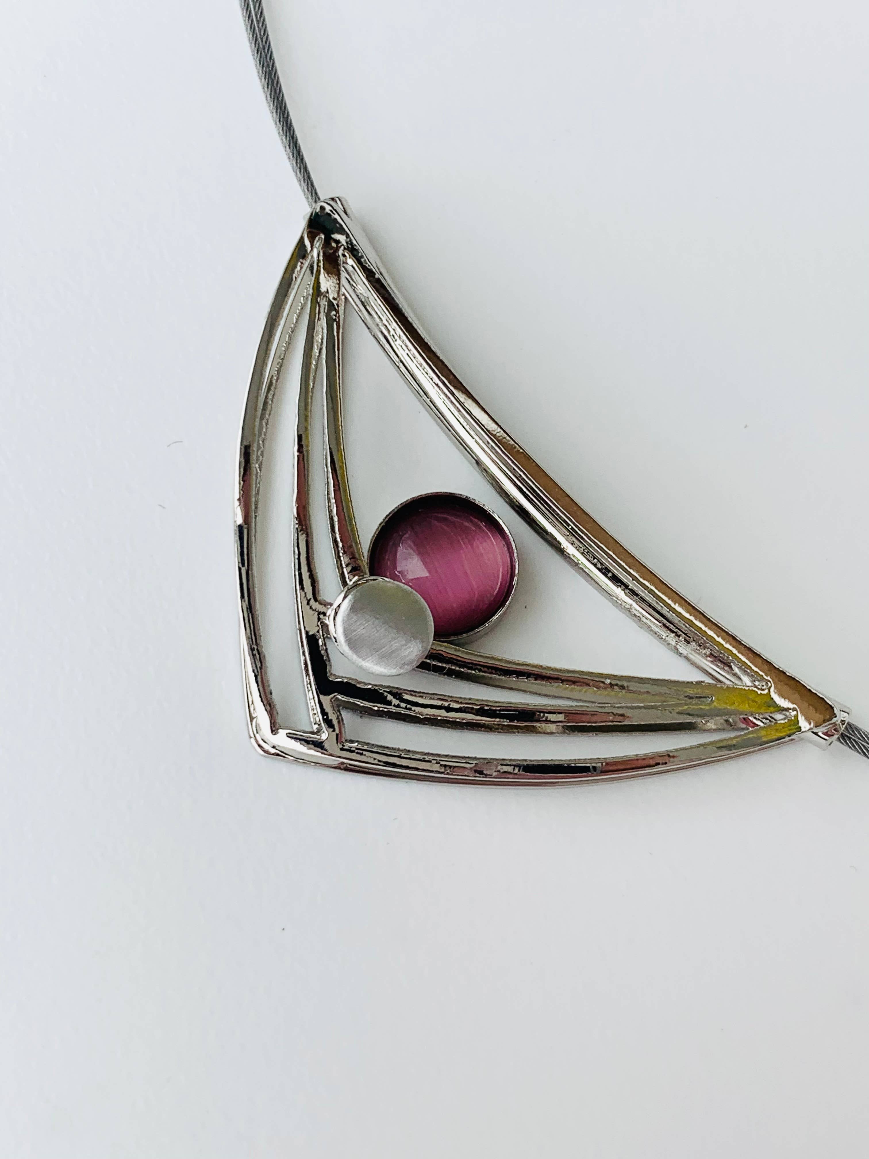 Christophe Poly / Crono Design - Vente Parures de bijoux - ENSEMBLES (GY1) - Collier (G) 17"+2" & Boucles d'oreilles crochet en fil (Y) Ensemble10