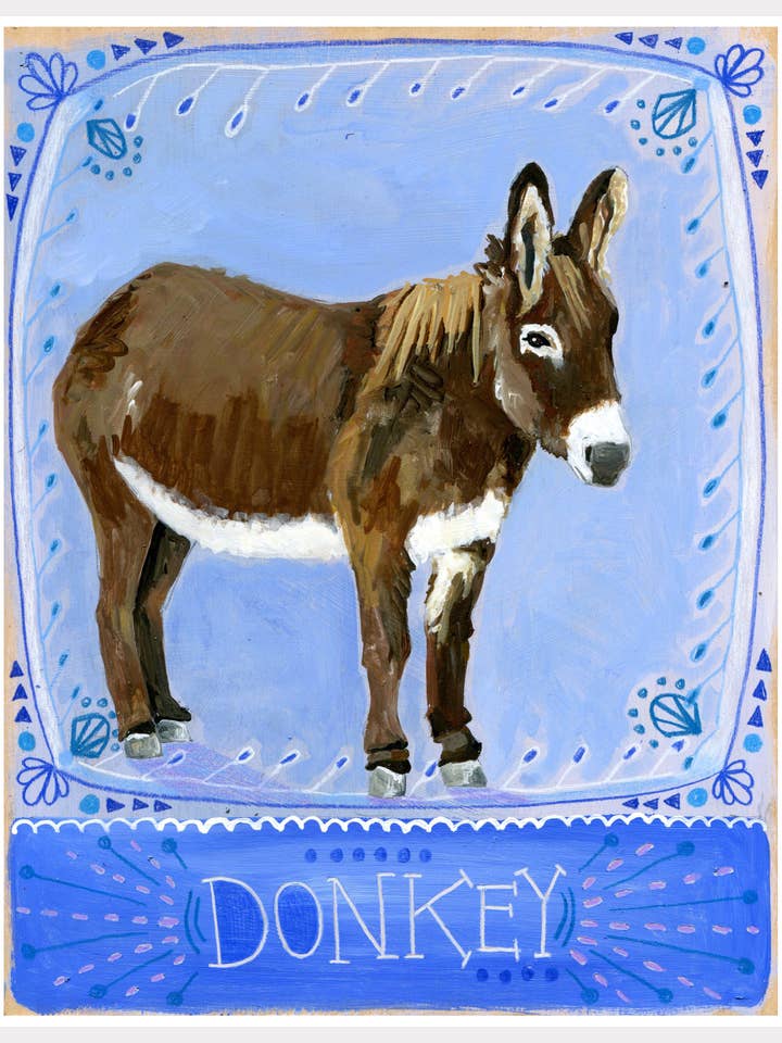 Djurtotemtryck - Åsna för wholesale av Jessica Swift