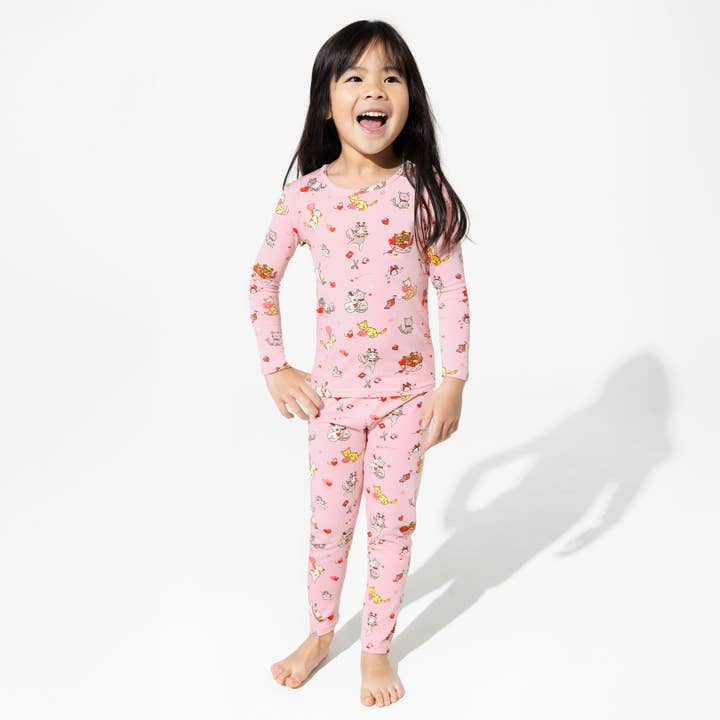 Bellabu Bear - Wholesale Pyjamaset - Kinderen - Liefde Kittens Bamboe Kinderpyjama's4