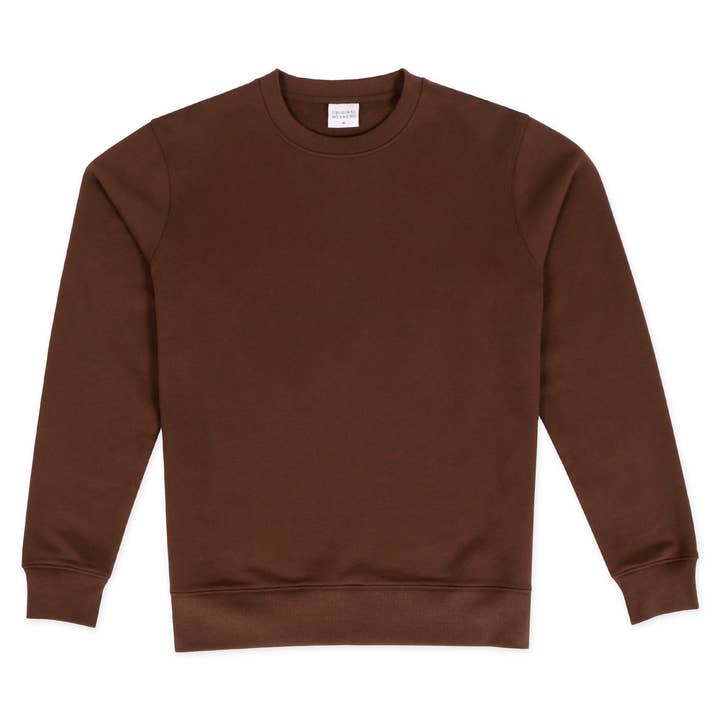 Espresso Sustainable Sweat for wholesale by Original Weekend