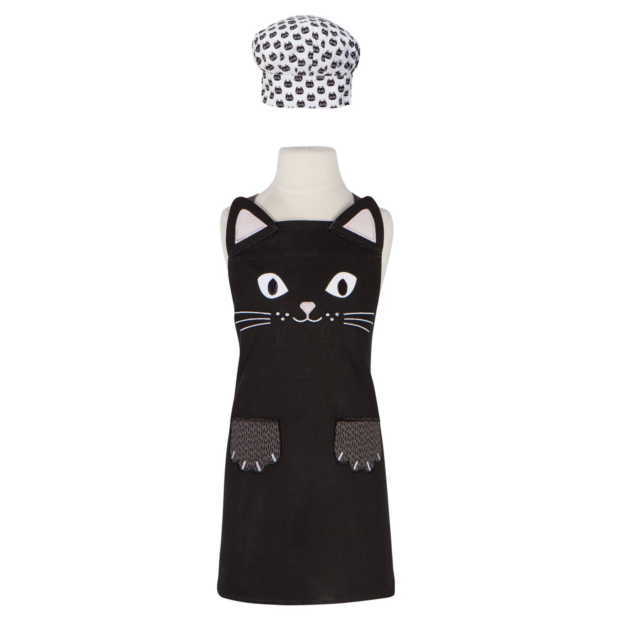 Danica Brands – wholesale Apron – Kids – Cat Daydream Kids Apron and Hat Set0