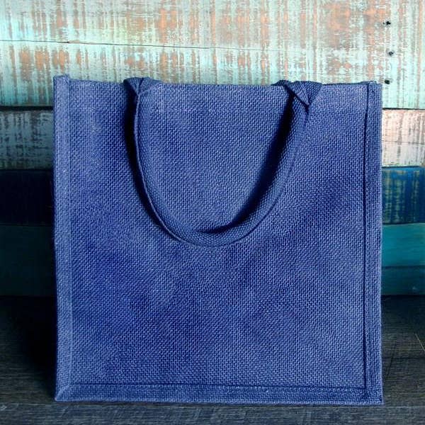 TBF - Wholesale Tote Bag - Unisex - TBF - Square Jute Tote Bags W/ Deep Gusset - TJ888