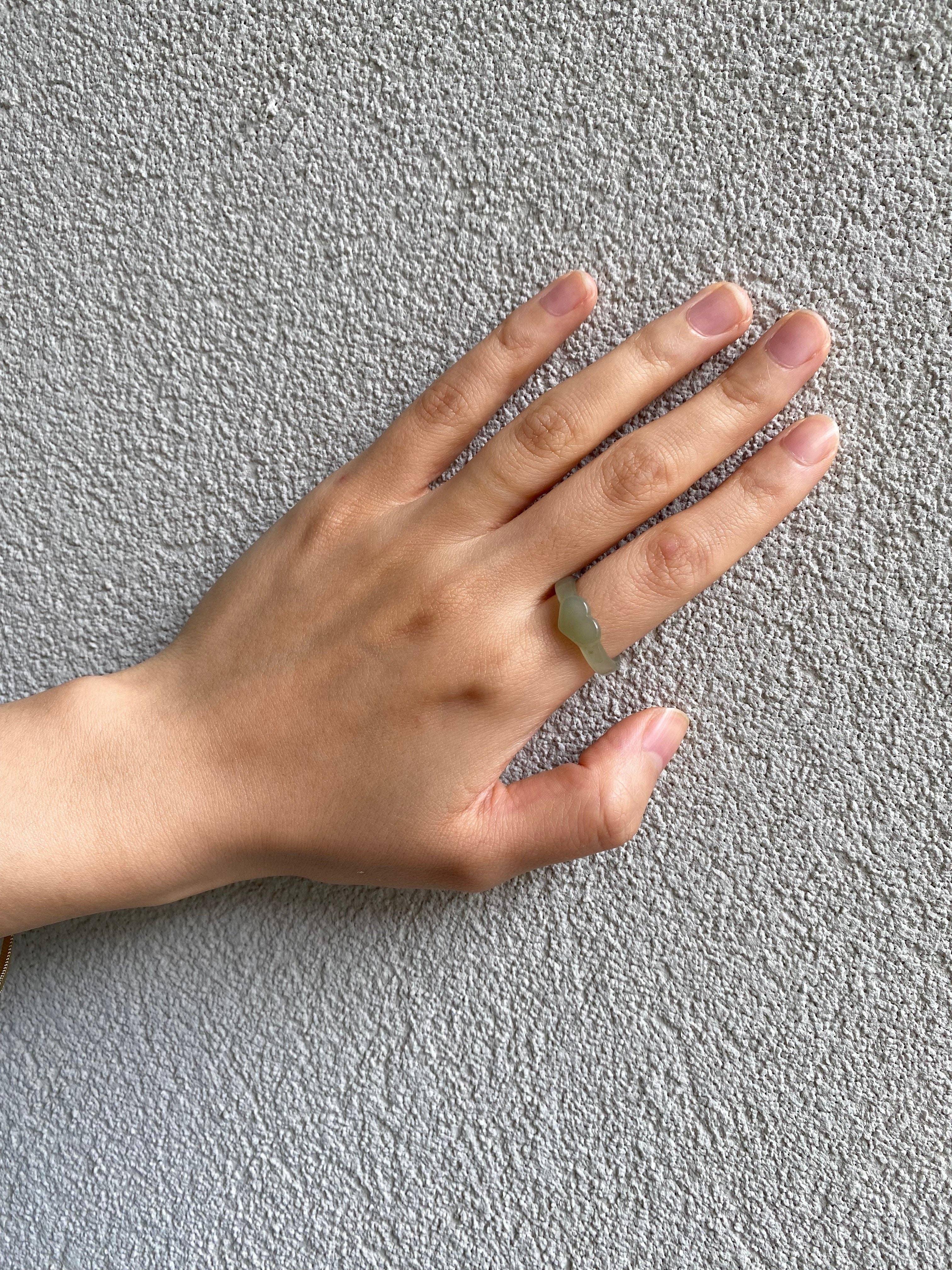 Green Heart — Jade ring for wholesale on Faire2