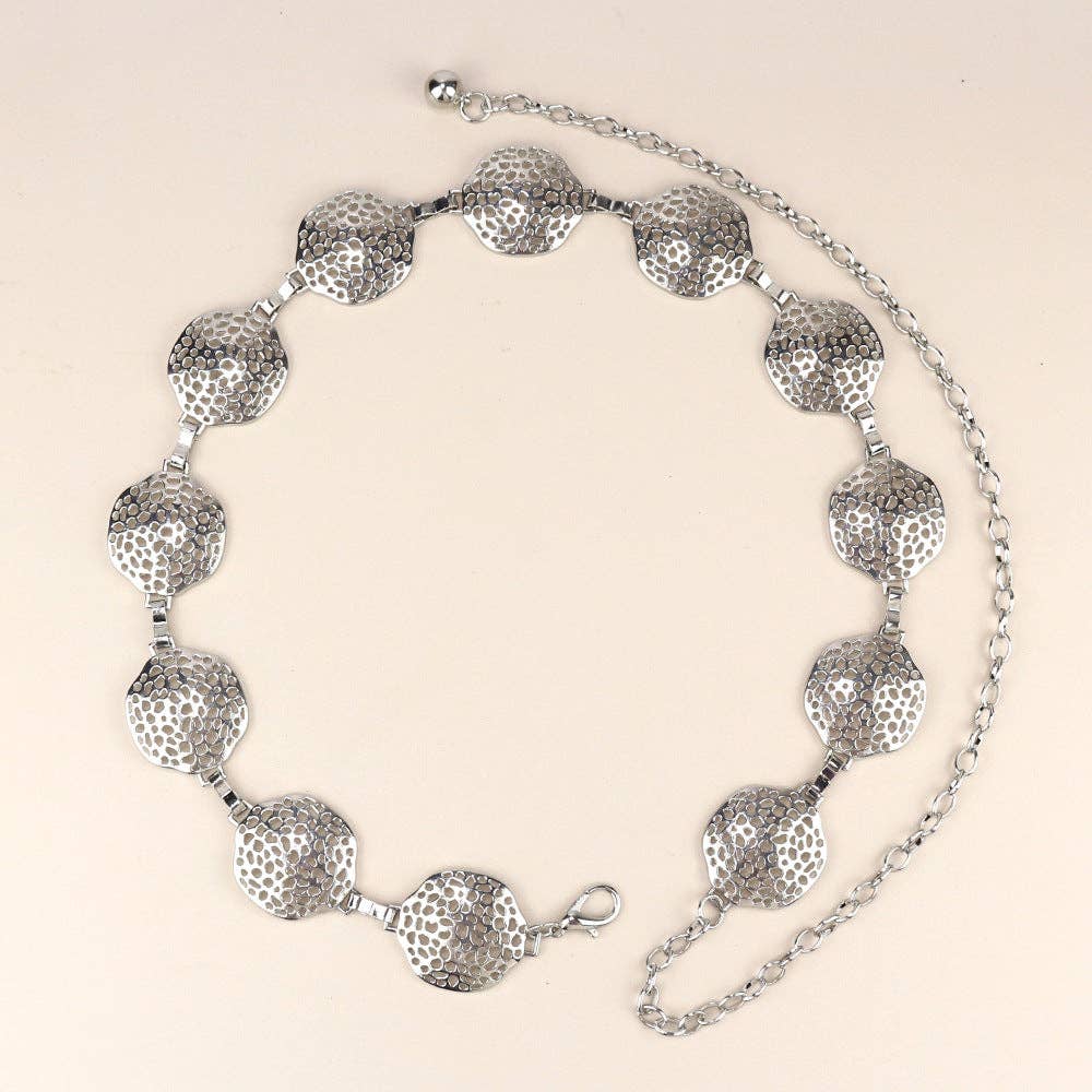 SALINA TRADING INC – Großhandel Gürtel – Damen – Metallkettengürtel mit Schmetterlings- und Herzdesign9