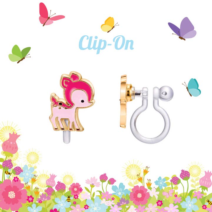 CLIP ON Cutie Earrings | Darling Deer
for wholesale by Girl Nation