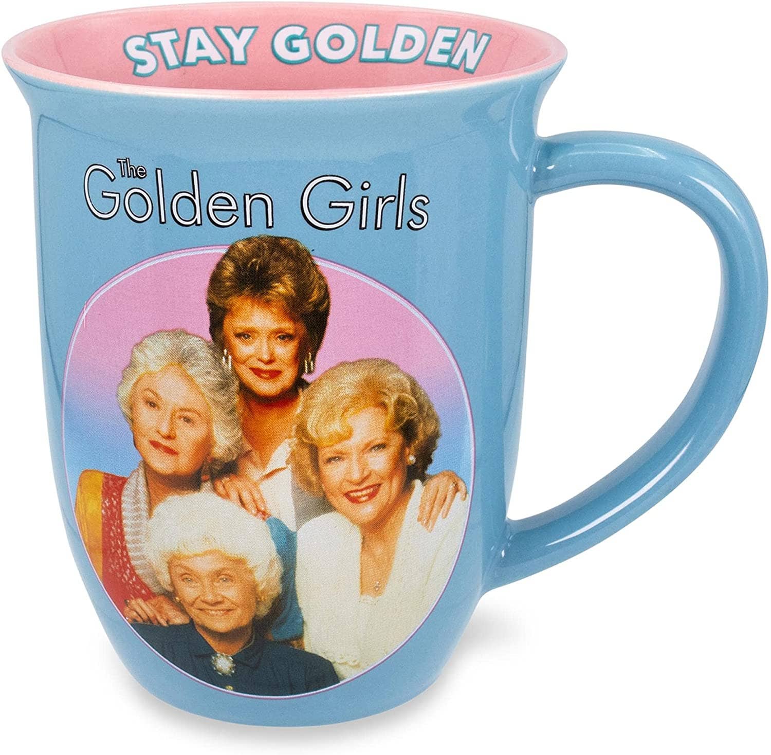 Silver Buffalo - Vente Tasse à café - Golden Girls Stay Golden Tasse en céramique à bord large 16 oz0