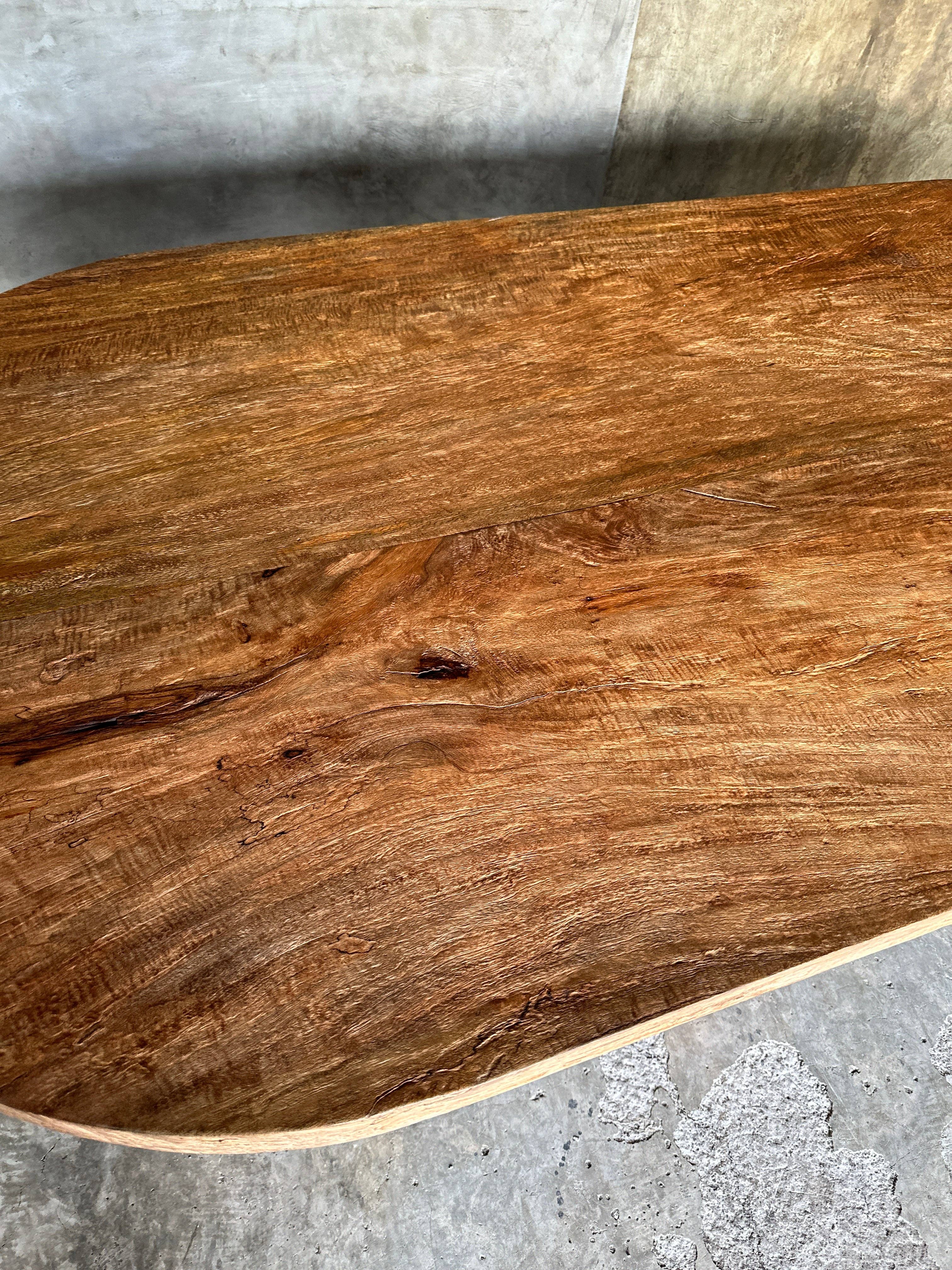 Office Objets - Wholesale Coffee Table - Massive mango wood table 2m10x1m94