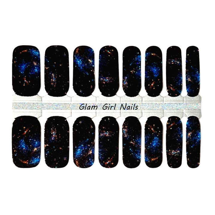 Envolturas de uñas Dancing Stars Galaxy para venta al por mayor de Glam Girl Nails