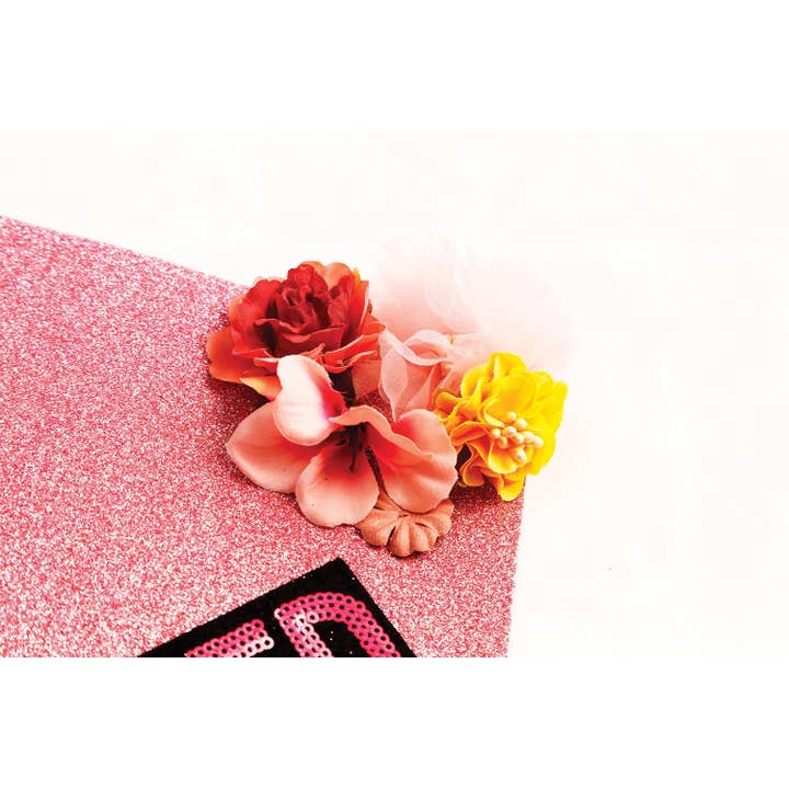 Once Upon A Time - Vendita all'ingrosso Cappello/Corona da festa - Decorazione floreale fatta a mano per cappello di laurea10