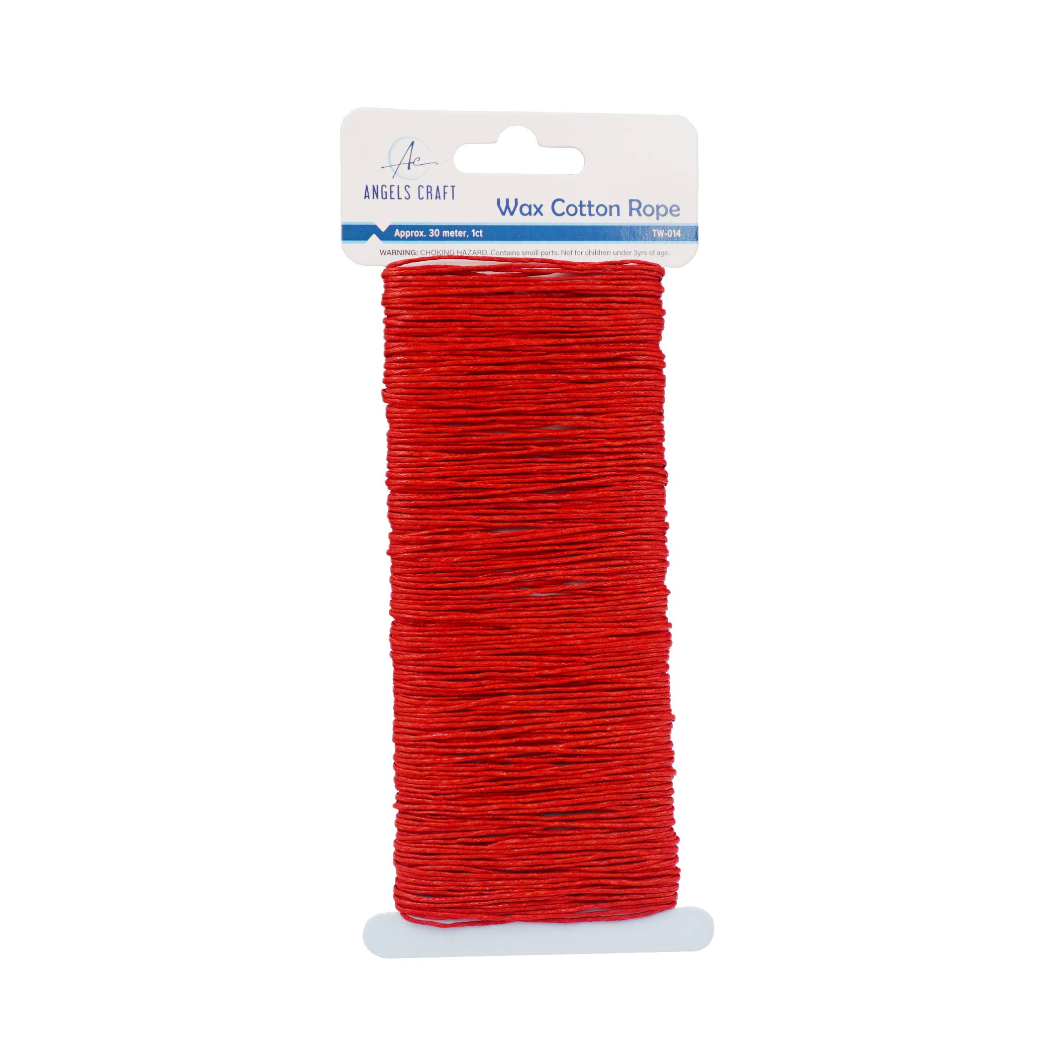 Angels Craft - Wholesale Craft Supplies - Waxed Cotton Rope, 20ft 1-ct (4 colors available)0