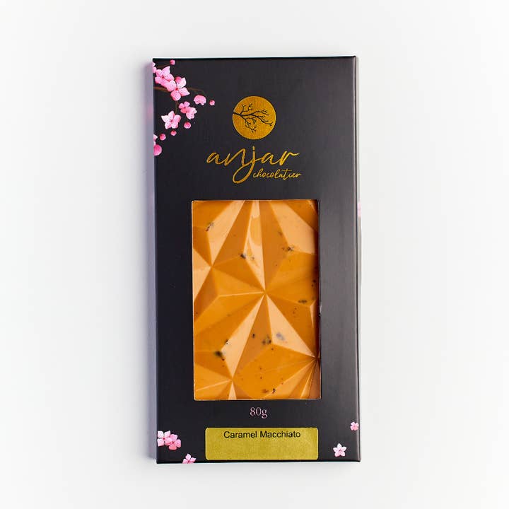 Anjar Chocolatier - Wholesale Chocolate Bar - Caramel Macchiato Chocolate Bar