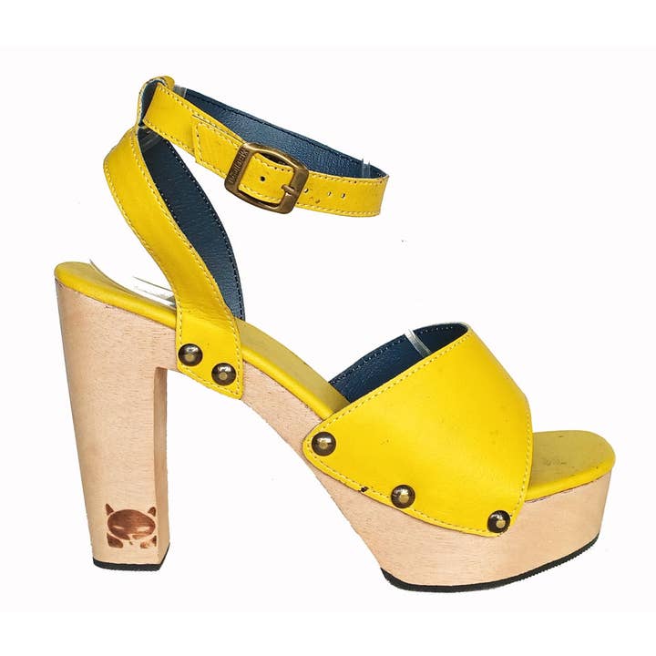 OMES – wholesale Platform heels – Women’s – S9P2SQ: Sexy High Heels Shoes Squared on Wooden Sole