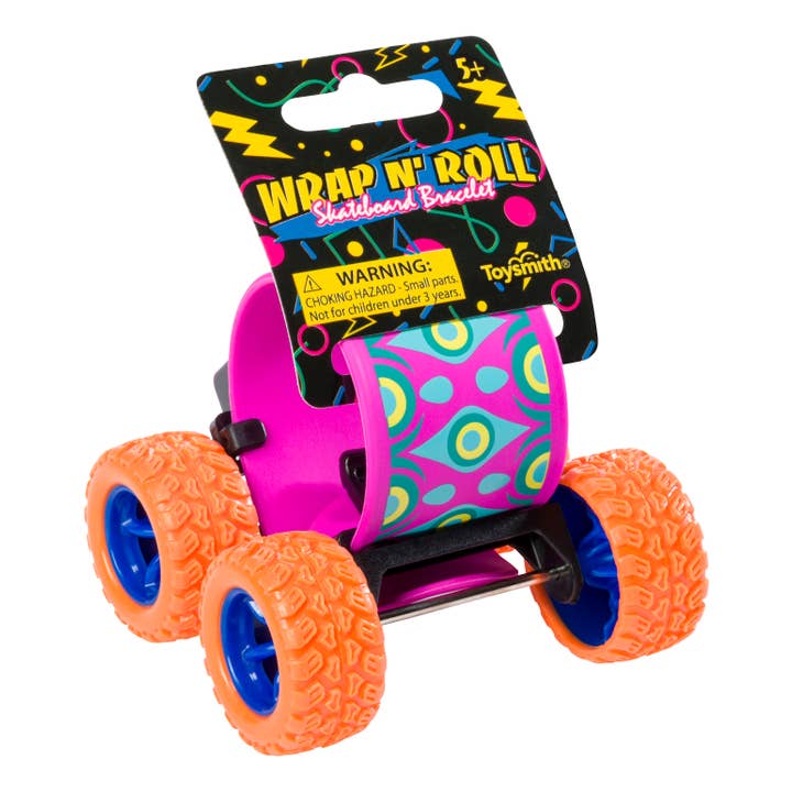 Toysmith - Wholesale Classic Toy - Kids - Toysmith Wrap N Roll Bracelet- Slap Bracelet, Impulse Toy