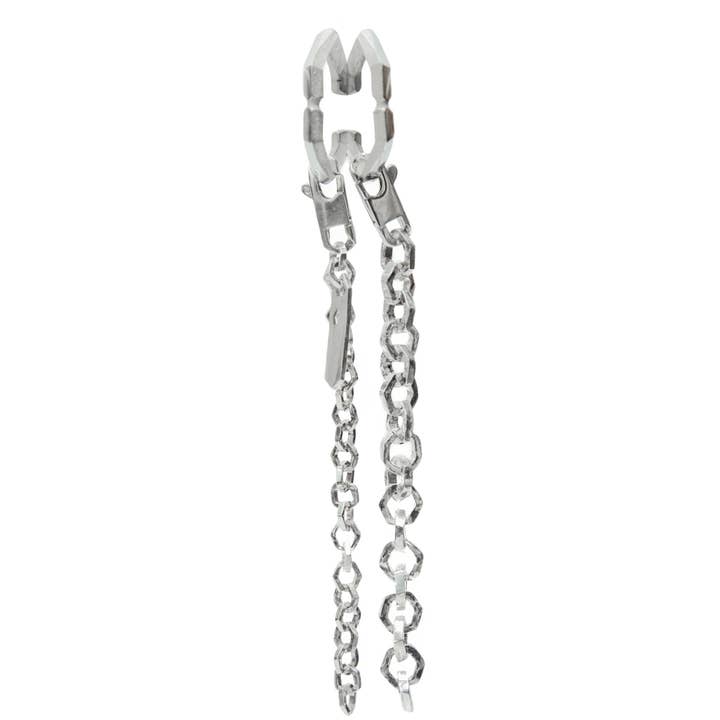 Marguerite Bones - Wholesale Link & Chain Necklace - Heute #2 Genderfull Silver Modular Necklace/Bracelet Chain3