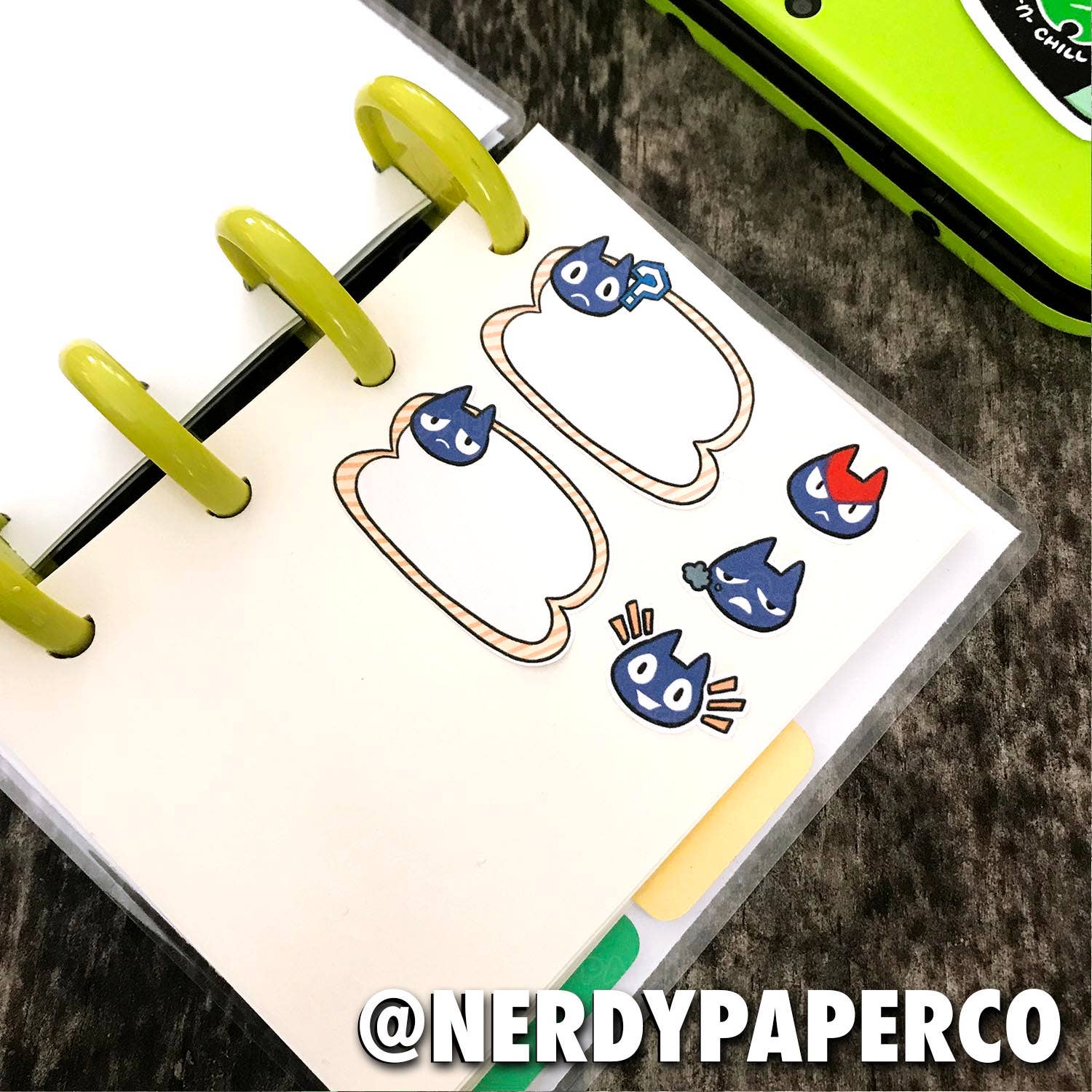 NERDY PAPER CO. - Wholesale Sticker - AC MICRO - REUSABLE STICKER COLLECTOR BOOK4