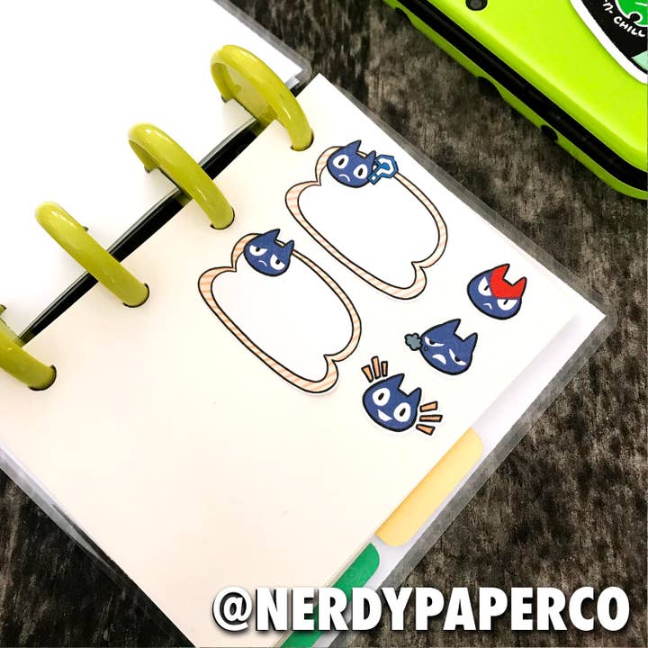 NERDY PAPER CO. - Wholesale Sticker - AC MICRO - REUSABLE STICKER COLLECTOR BOOK4
