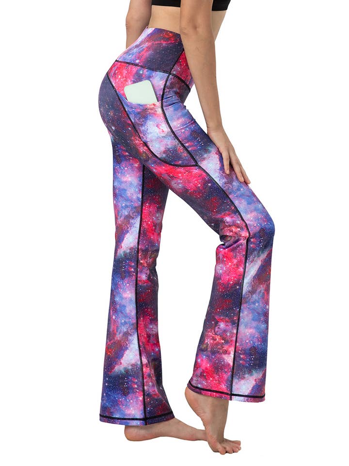 Rosa Clothing - Wholesale Athletic Pants - Women's - High Waist Bootcut Yoga Pants Pockets_29″