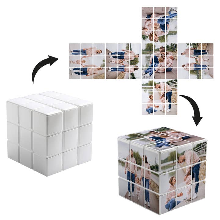 CanvasChamp - Wholesale Puzzle - Adult - Personalized 3D Puzzle Rubik's Cube 3