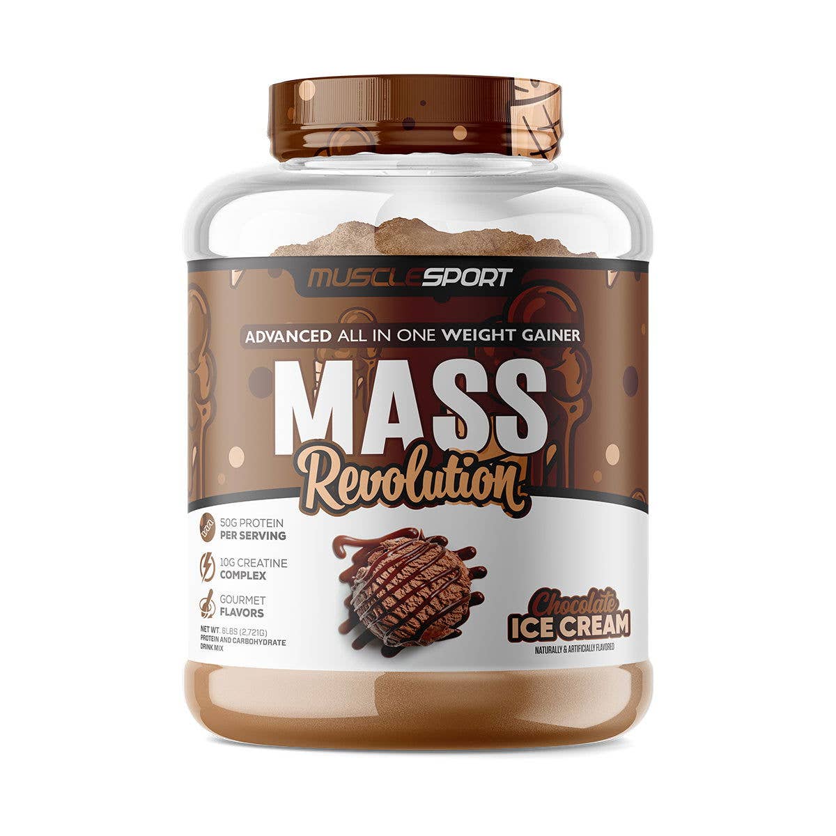 MuscleSport - Wholesale Protein/Superfood Powder - Mass Revolution™ Mass Gainer 6lb2