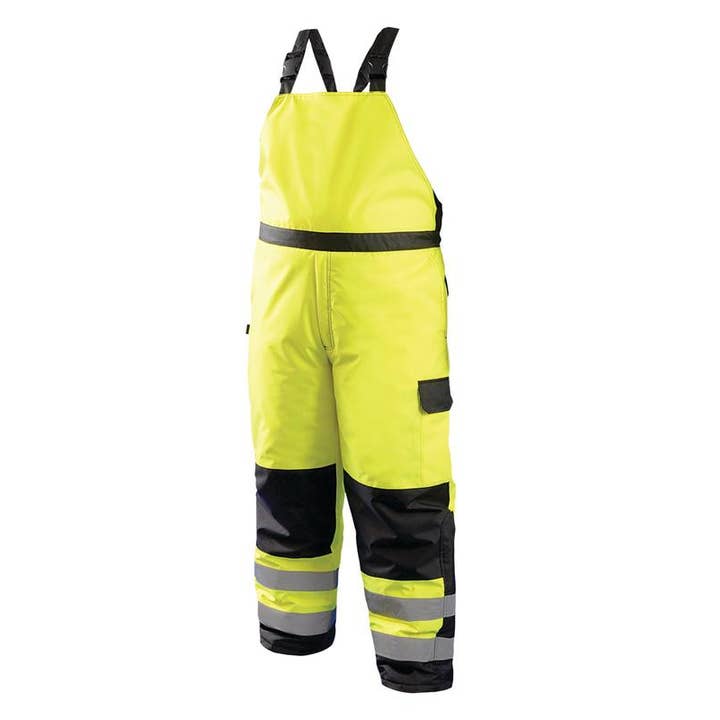 High Visibility Winter Bib Pants, ANSI Class E for wholesale by Hyperkewl / Miracool Occunomix