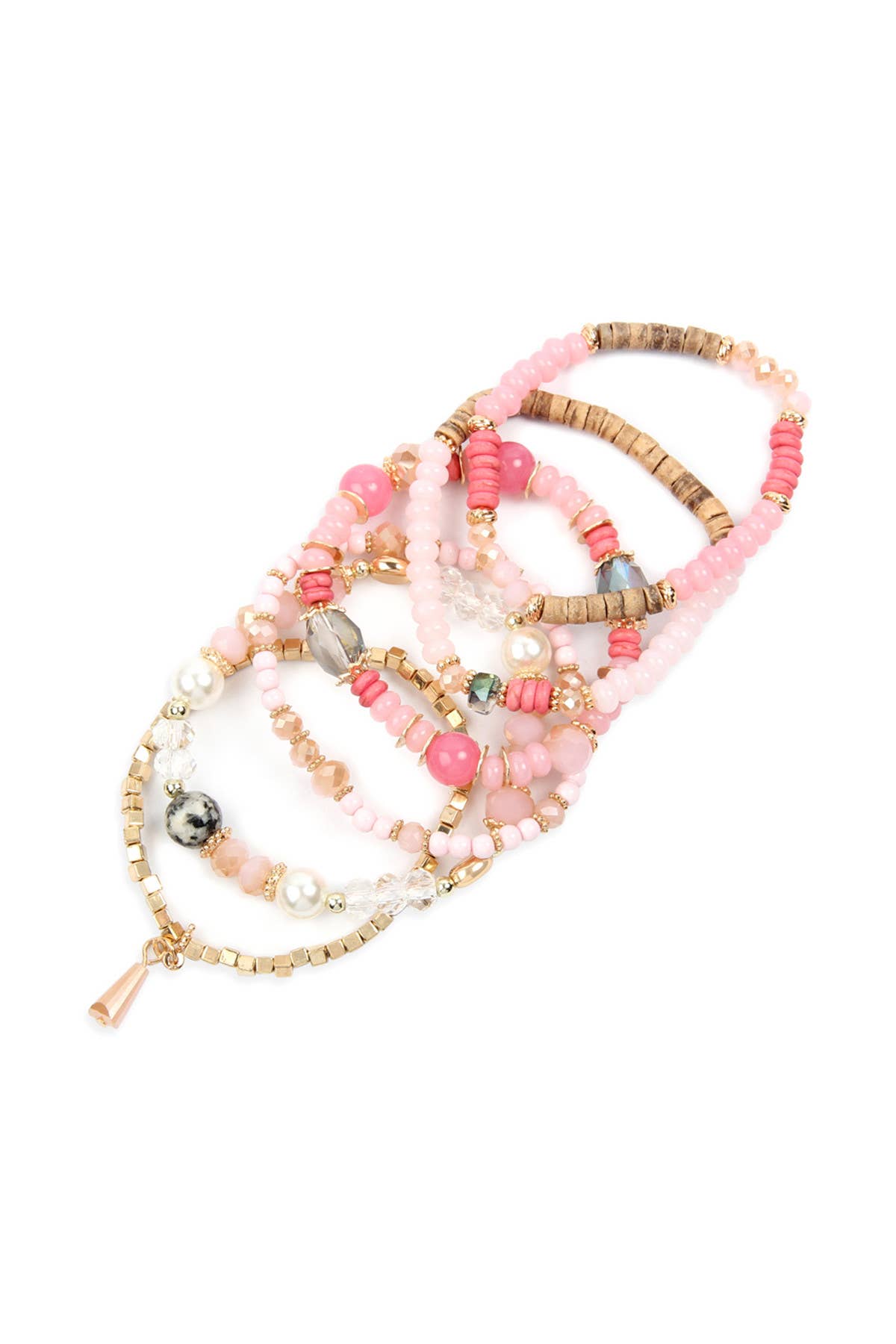 Love and Repeat - Wholesale Jewelry Set - MULTI-STONE BEADS STACKABLE BRACELETS10