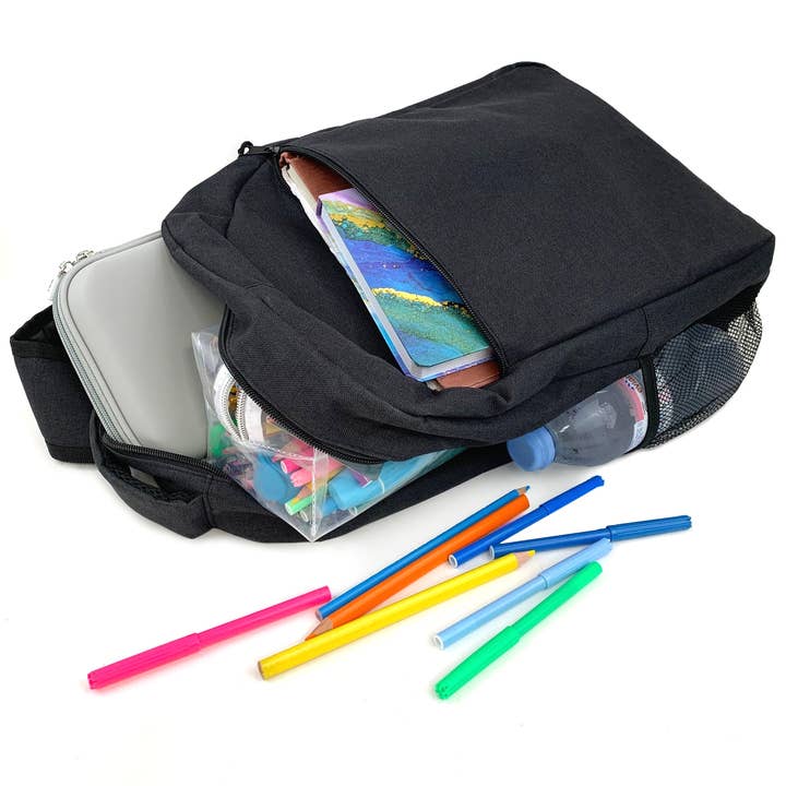 Powell Creative Products Ltd – wholesale Backpack – Unisex – Black Backpack Women Men School Work Travel Rucksack10