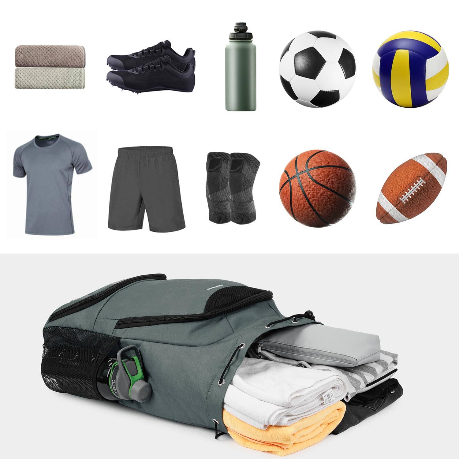 wandf - Wholesale Backpack - Unisex - Drawstring Backpack Soccer Basketball Backpack Gym Bag23