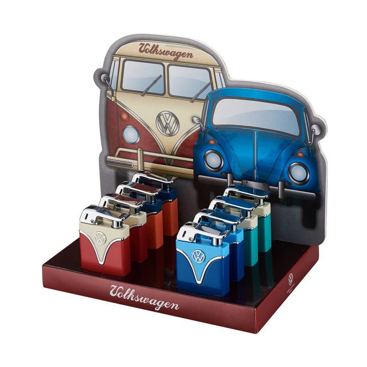 Display VOLKSWAGEN com 8 isqueiros Tank por atacado de Champ by Polyflame