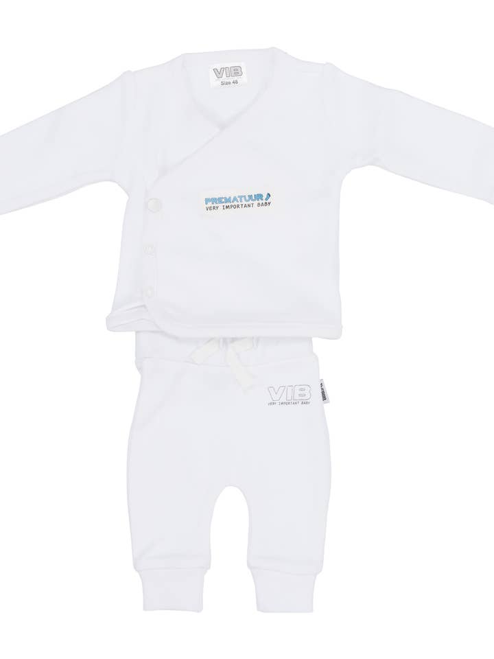 Set 2 pezzi bianco prematuro per la vendita all'ingrosso da parte di Very Important Baby®