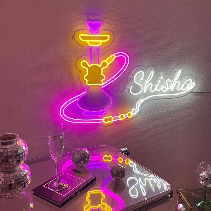 Aoos Custom - Wholesale Neon Sign - Hookah Shisha Neon Sign
