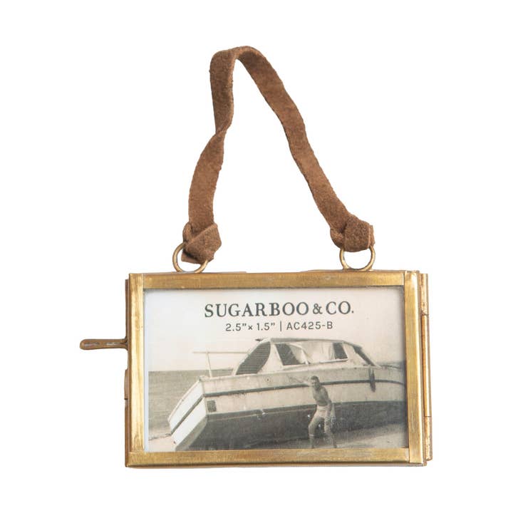 Cadre en laiton 2,5" x 1,5" horizontal pour la vente par Sugarboo & Co