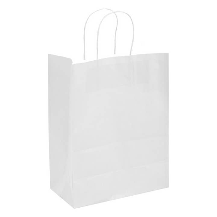 Deffrennes - Wholesale Gift Bag - 34x14x39.5 white kraft paper bag
