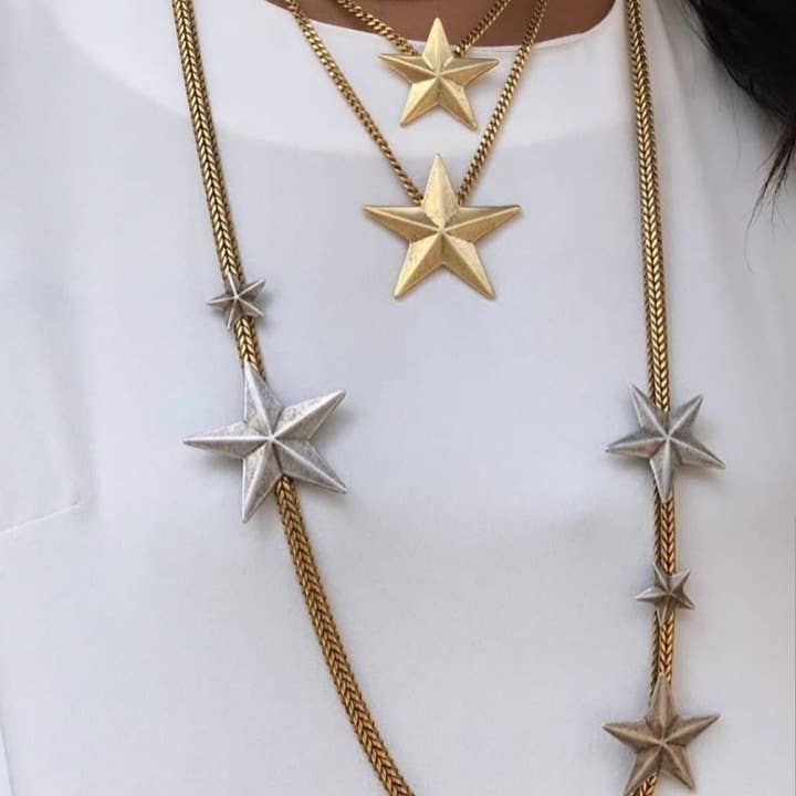 TOVA - Wholesale Pendant/Charm Necklace - Brazil 3 Star3