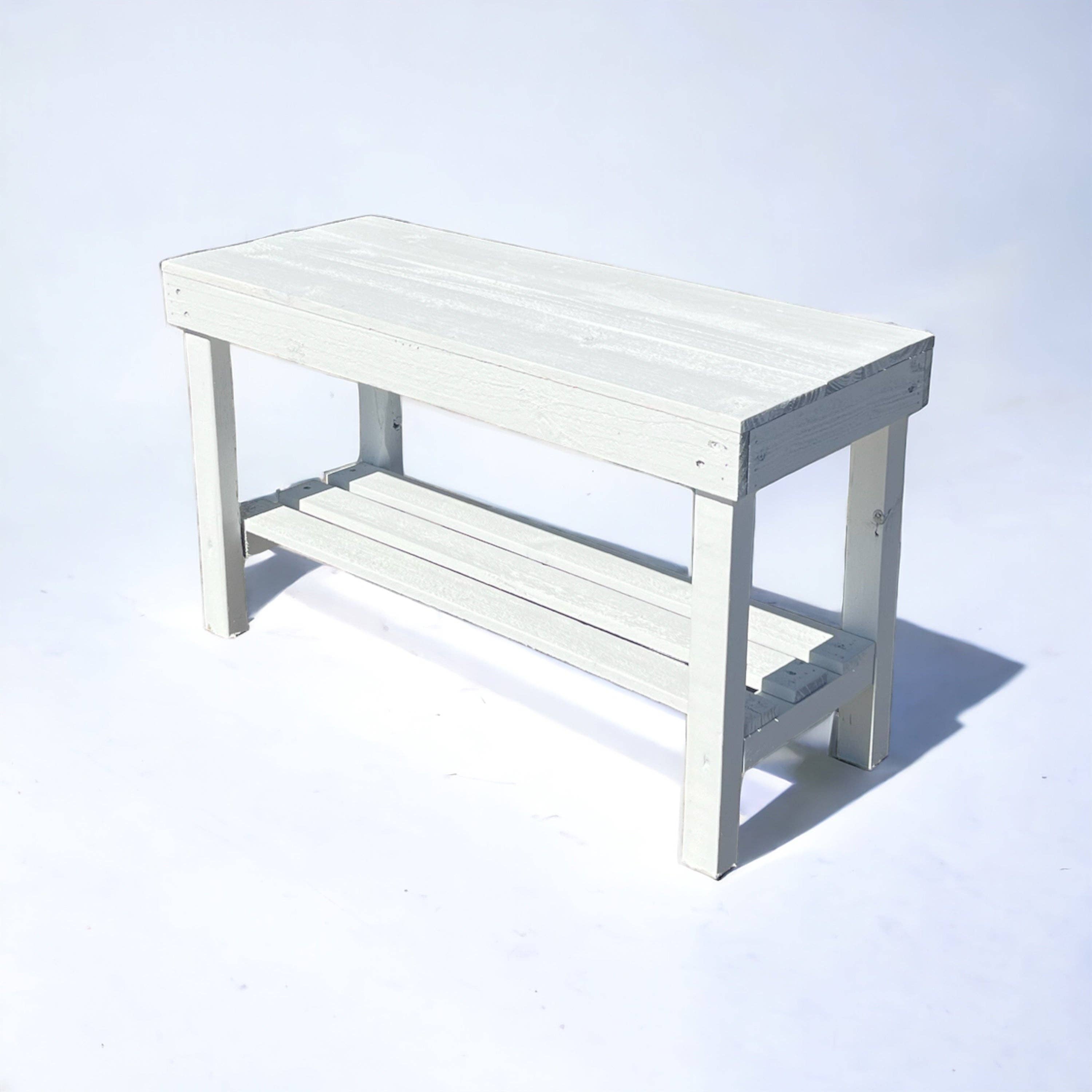 Intrinsic Haven - Vendita all'ingrosso Panche - Panca rustica Farmhouse con una mensola per ingresso8