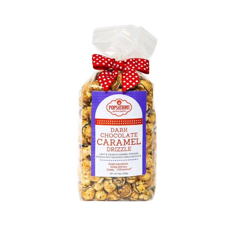 Popsations Popcorn Company - Wholesale Popcorn - Caramel Popcorn 8oz Ribbon Bag7