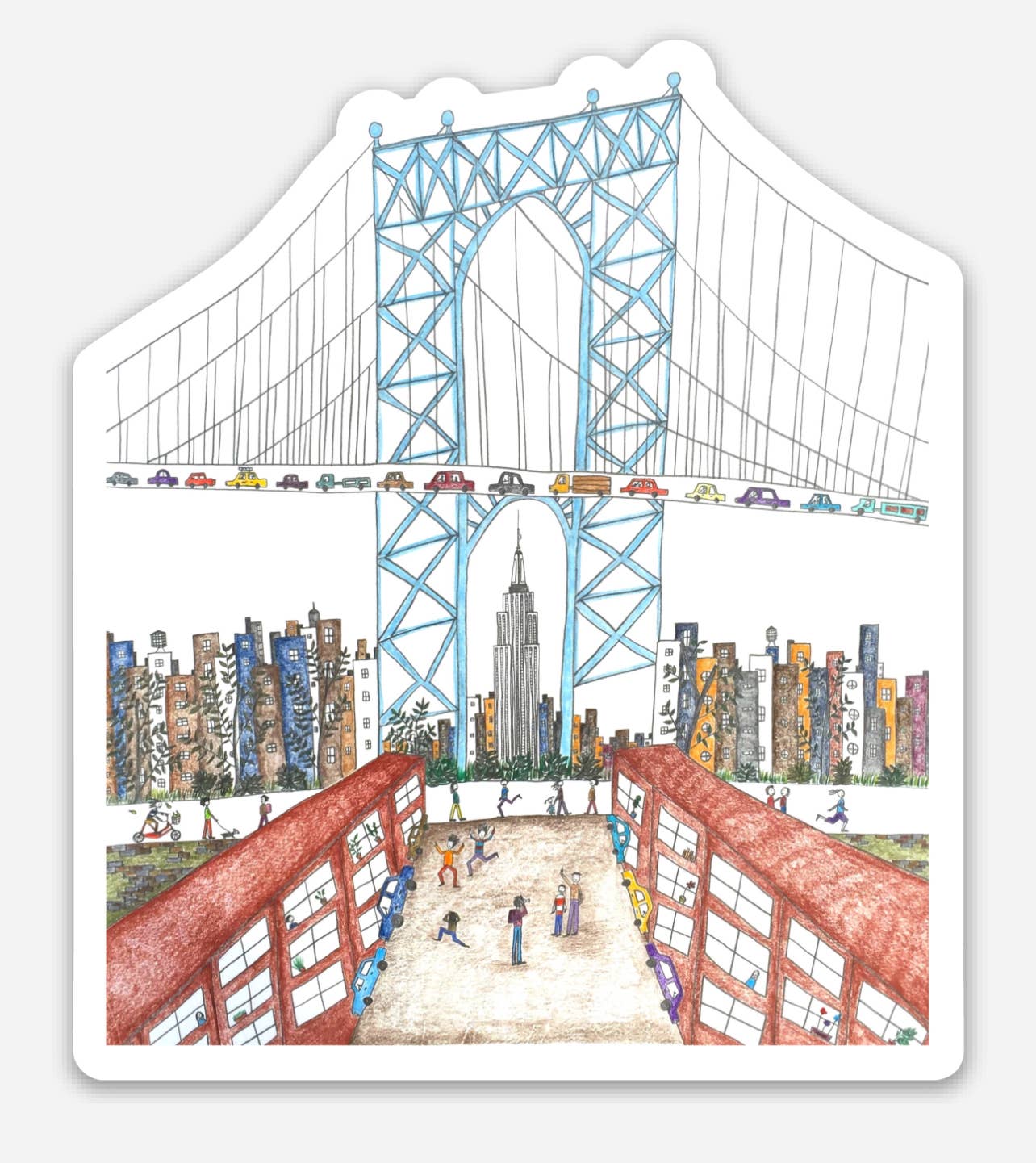 Natchie - Wholesale Sticker - Brooklyn, DUMBO Sticker Pack6