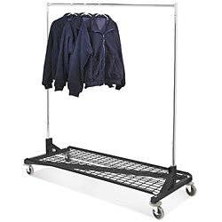 Black Base Shelf for "Z" Racks for wholesale by Only Hangers